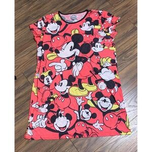Mickey Mouse Disney pajama dress size L